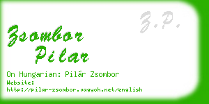 zsombor pilar business card