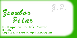 zsombor pilar business card